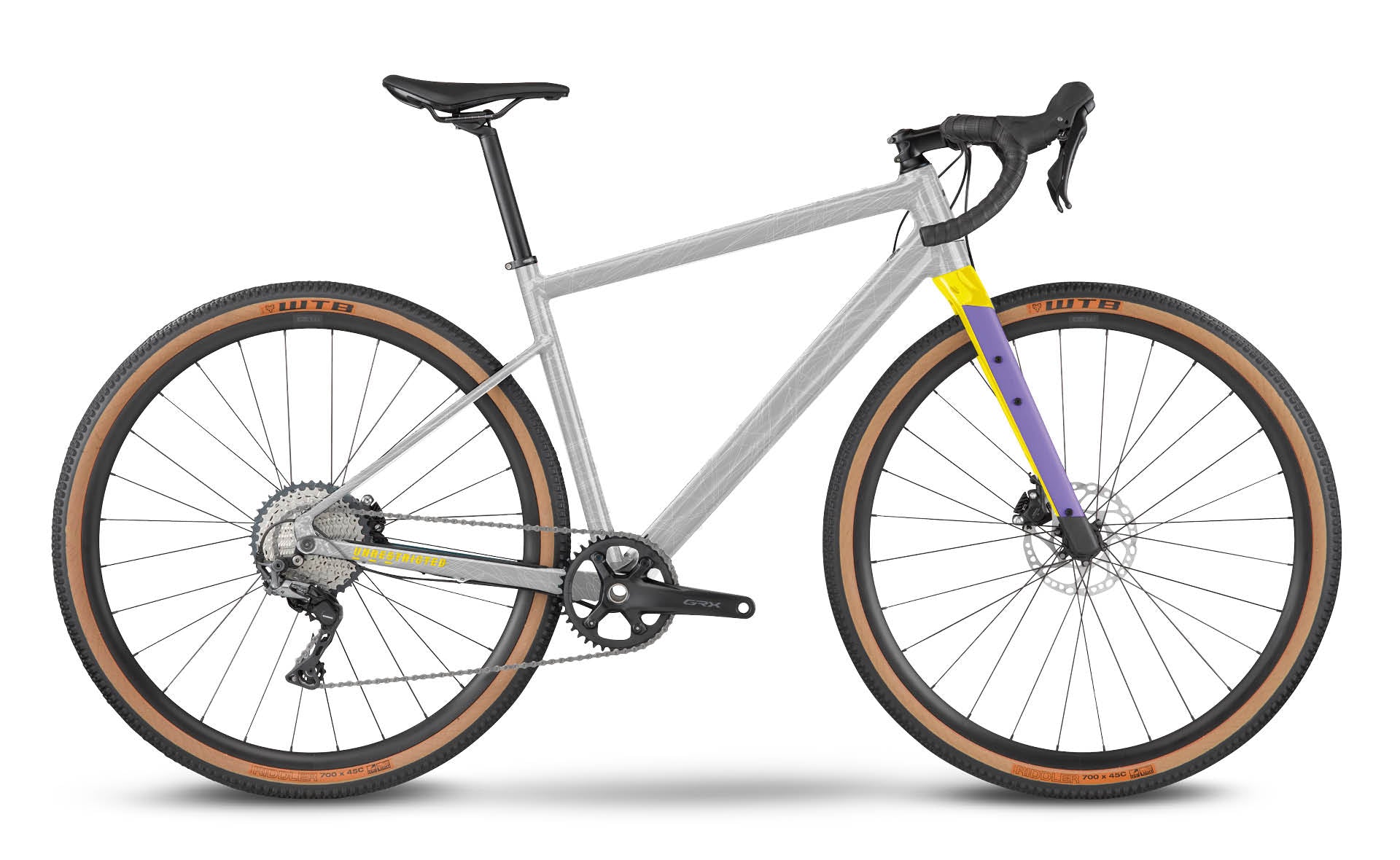 BMC URS AL TWO Bici de Gravel Raw Alloy / Yellow – BMC Switzerland